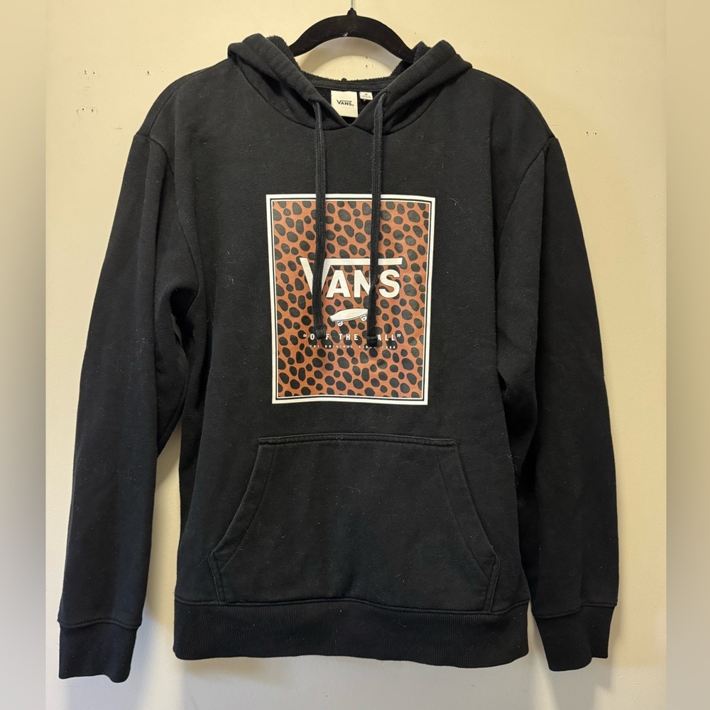 Vans Black Sweater with Graphic Design
